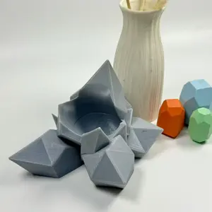 3D Printed Game Controller Stand, Crystal-shaped Holder, Creative Decorative Ornament, Universal Base, Desktop Decoration