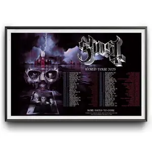 Ghost Band World Tour 2025 Poster
