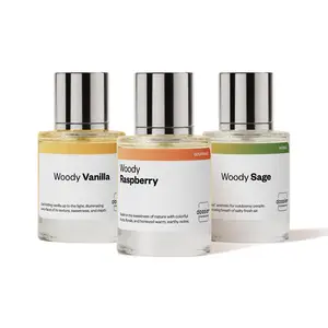 Into the Woods, Dossier, Women Perfume Bundle, 3x50ml, Woody Vanilla, Woody Raspberry, Woody Sage