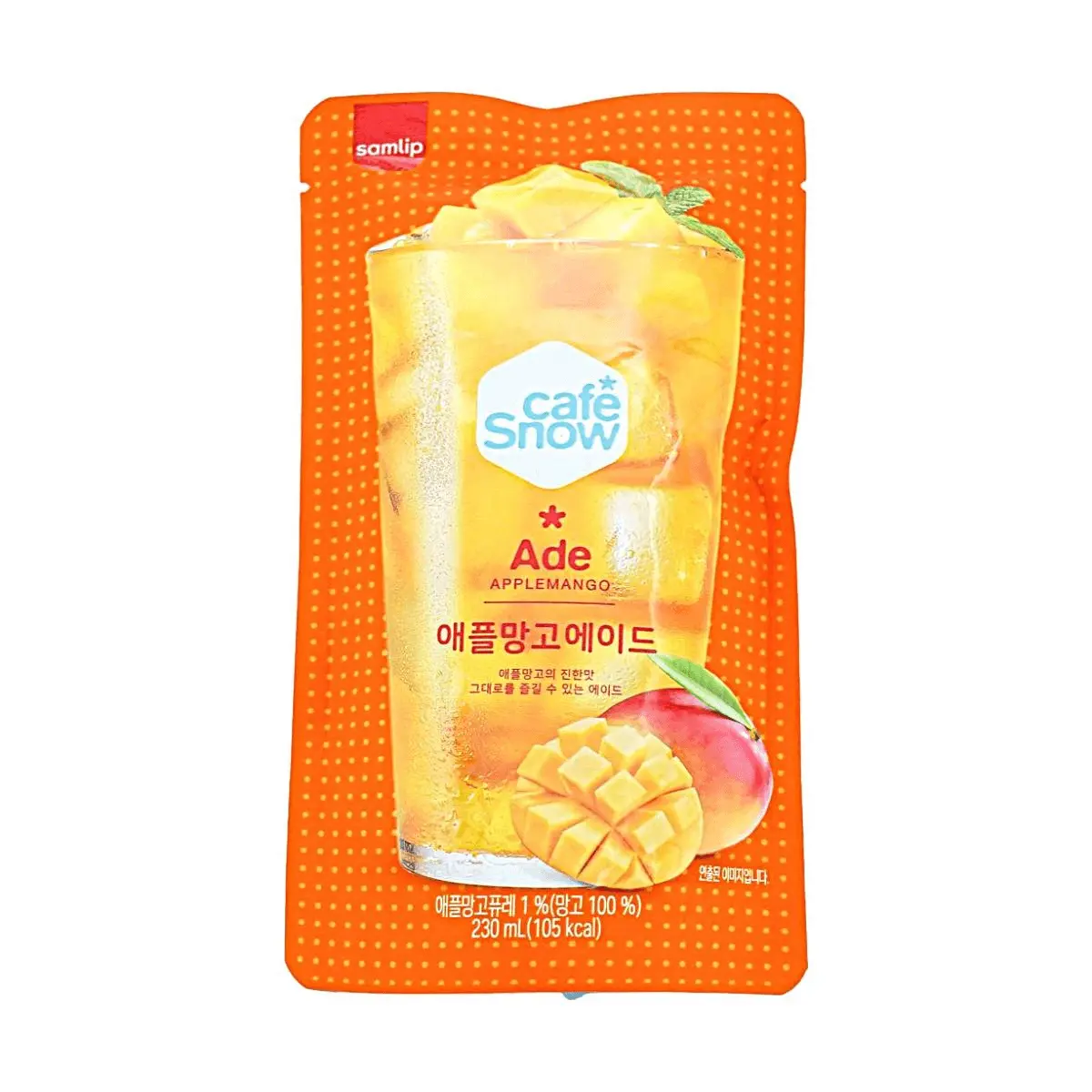 SAMLIP Korean Apple Mango Juice Drink 230ml - Popular Convenience Store Beverage