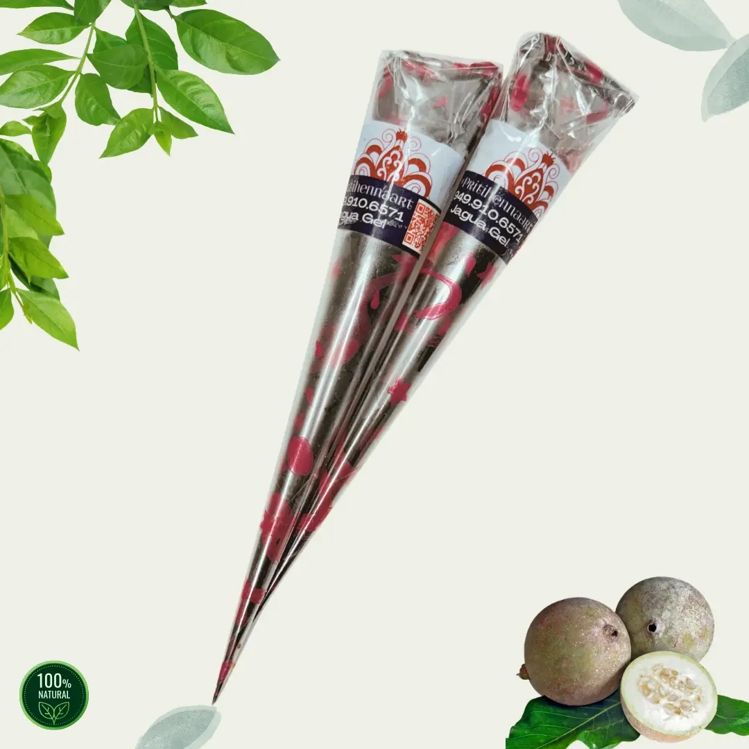 25g Jagua Gel Henna Kit - Ready to Use Cones for Ultra-Dark Stains