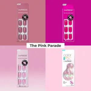 imPRESS Press On Nails Bundle - The Pink Parade imPRESS Press On Nails Bundle - The Pink Parade