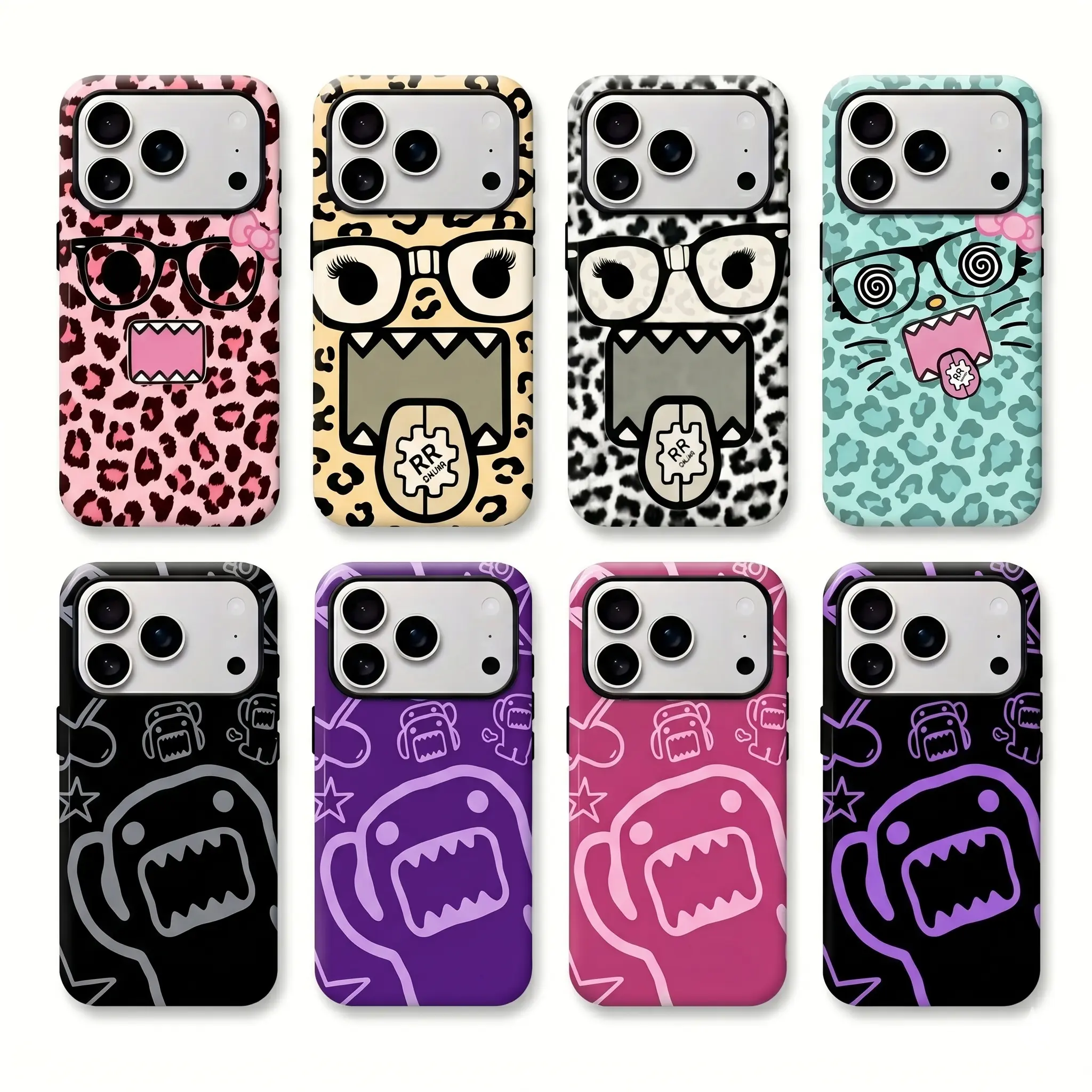 RRONLINE Durable Shockproof Cartoon Phone Case for iPhone Series (17 Pro Max,16,15,14,13,12,11) - Protective Mobile Phone Accessories, Gift for Anime Lovers
