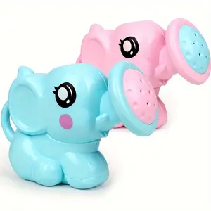 Elephant Design Bath Toy, 1 Count Cute Cartoon Elephant Shower Toy, Interactive Water Spray Toy, Educational Bathing Toy for Kids