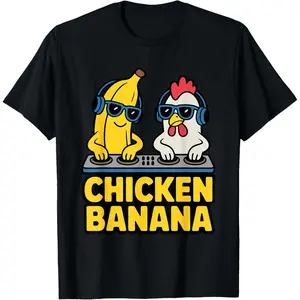 Funny Chicken Banana T-Shirt
