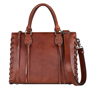 Anti-Theft Emma Satchel - Locking Compartment and Adjustable Straps
