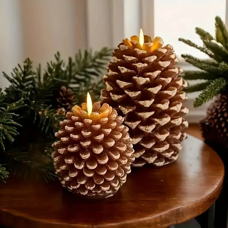 Silicone Pinecone Candle Making Mold, Handmade Silicone Irregular Shape Decorative Handicraft Mould, Perfect Gift for DIY Crafts & Resin Art Projects Handcraft