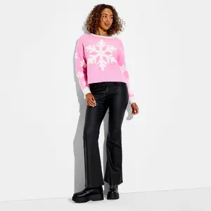 Women's Snowflake Festive Graphic Sweater