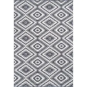 Thea Geometric Aztec Cotton Area Rug