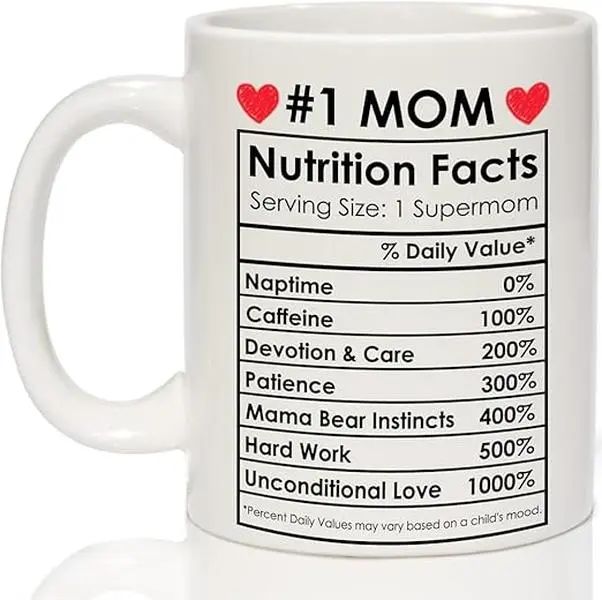 Mom Coffee Mug - Best Mother Day Coffee Mugs Gifts for Mom from Daughter Son - Birthday Gifts for Moms Grandma, Funny Mother Day Mugs for Moms