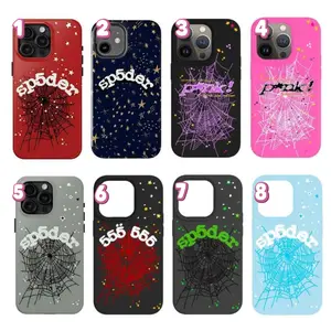 Sp5der Punk Style Phone Case, Sp5der Pink 555 Tough Phone Case, For iPhone 7 to iPhone 17.