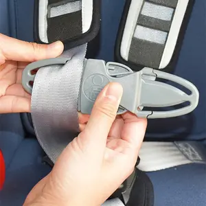 Child Safety Seat Chest Clip Strap Lock Buckle, Car Seat Attachment, Baby Stroller Shoulder Strap Fixed Clamp Anti-Slip Adjustable Clasp, Secure Fit