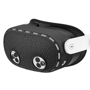 Silicone Console Protective Case, Lightweight & Durable Front Cover Accessories, Scratch & Dust Proof Protector for Oculus Quest 3S