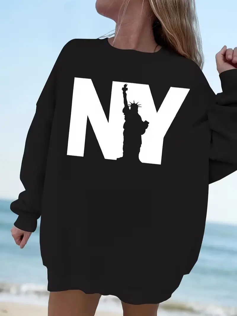 NY Sweatshirt for Women, New York City Inspired Sweatshirt