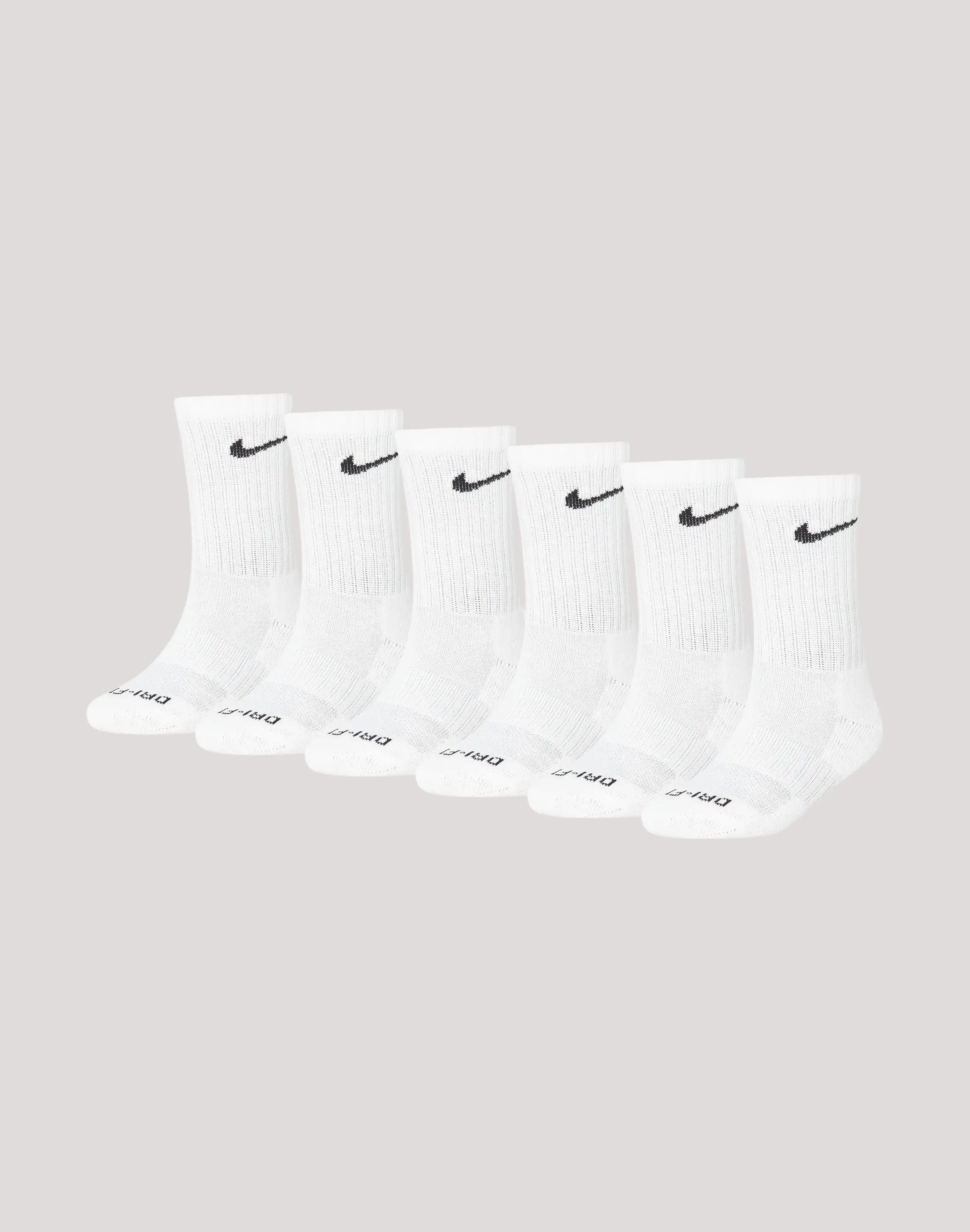 Kids Nike Dri-FIT Crew Socks 6-Pack Pre-School
