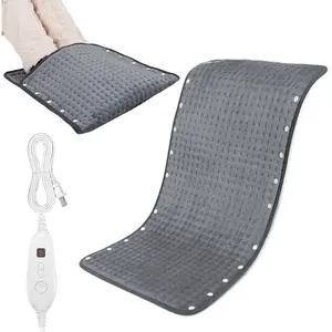 【New Arrival Deal】Heating Pad, 17"x33" Electric Heated Foot Warmer with Overheating Protection | 6 Heating Settings | Auto-Off | Machine Washable,Perfect Present for Winter, Women, Mother's Day, Christmas, FathersDayGift