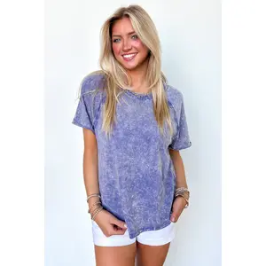 Carowyn Mineral Wash Relaxed Fit Top - BACK IN STOCK