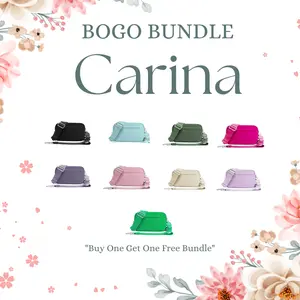 [NEW] Ampere Creations Carina Nylon [BOGO] Bundle Lightweight Durable Washable Bag Set Pick any 2 colors