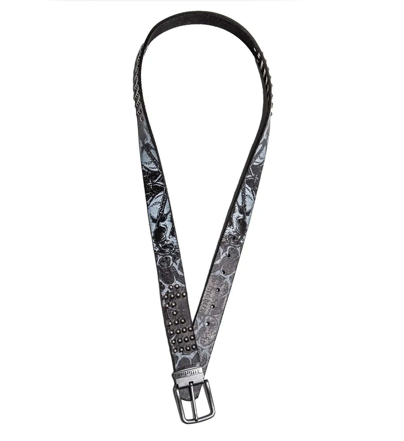 Affliction Men's Belt Two Skulls Affliction Men's Belt Two Skulls