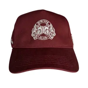 Darcsport Original Wolves Club 5 Panel Hat Ox Blood