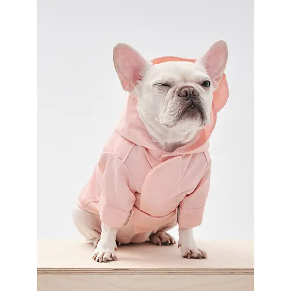 Tribeca Adjustable Velcro Raincoat | Light Pink