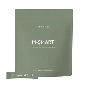 Pharanex M-Smart - Smart Supplement for Healthy Blood Glucose Levels & Stable Energy - 30 Stick Packs - Clinically Studied for Meal Response & Digestion Support - Natural Plant-Based Fiber