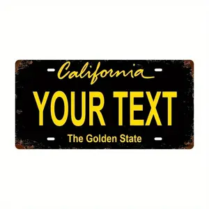 Customize Your License Plates to Add Your Own Images Or Text for Car, Truck, RV, Bike, Home, Cafe And Bar Decor, Custom Front Labels | Glossy Surfaces, Durable And Stylish Decor, Stylish Car Labels, High Quality License Plates |  mothersdaygift