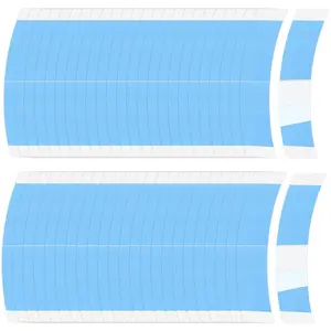 48 count Lace Front Wig Tape Lace Clear Toupee Tape Adhesive Tape Double-Sided  Lace Wigs Tape C  Hair Bold Hold lace Tape for Wigs Toupees Hair Pieces and Hair Extension (Blue)