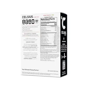 CELSIUS On The Go TROPICAL VIBE, Sugar Free Energy Drink Mix (14 Sticks per Pack)