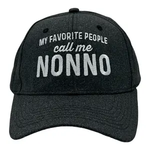 My Favorite People Call Me Nonno Hat Funny Sarcastic Fathers Day Cap Funny Hats Dad Joke  Funny Sarcastic  Novelty Caps for Men Black - My Standard