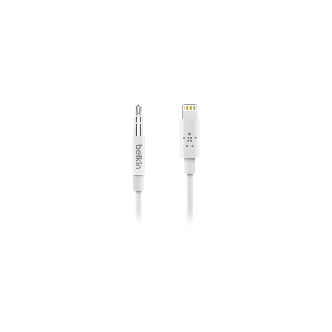 BELKIN AV10172BT06-WHT White 3.5 mm Audio Cable With Lightning Connector