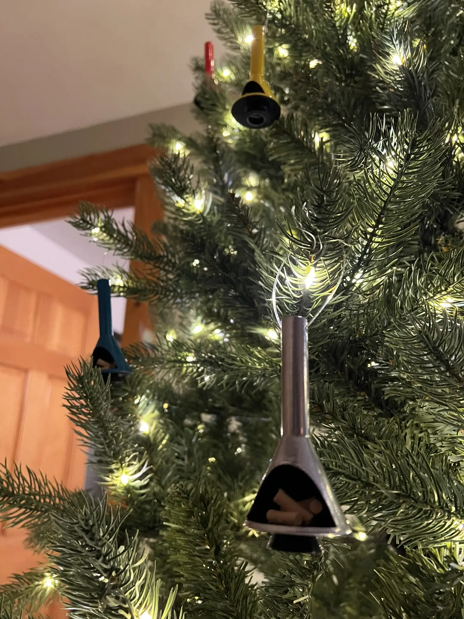 Mid-Century Style Cone Fireplace Ornaments