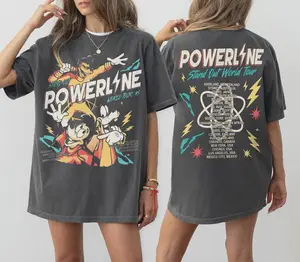 Comfort Colors Powerline Stand Out World Tour T- Shirt, Family Matching Tee, Magic Kingdom WDW Birthday 2026 Gift