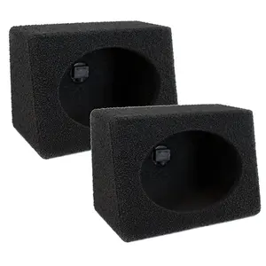 212 MAIN Unloaded MDF Liner Wedge Speaker Boxes, 6x9 in. Outdoor Audio Speakers, Durable, Screw-Down, Water-Repellent, Outdoor Speaker