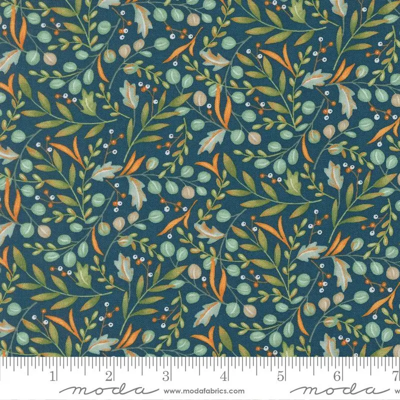 Fabric Moda Harvest Night Fall Foliage I Love Fall Most of All by the Quarter Yard 56143-15