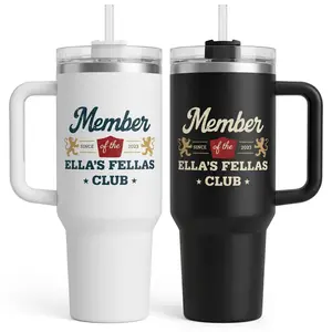 Ella Fellas Club Tumbler 20oz & 40oz – Vintage Country Music Fan Cup, Western Cowboy Aesthetic Travel Mug, Gift for Ella Fellas Fans