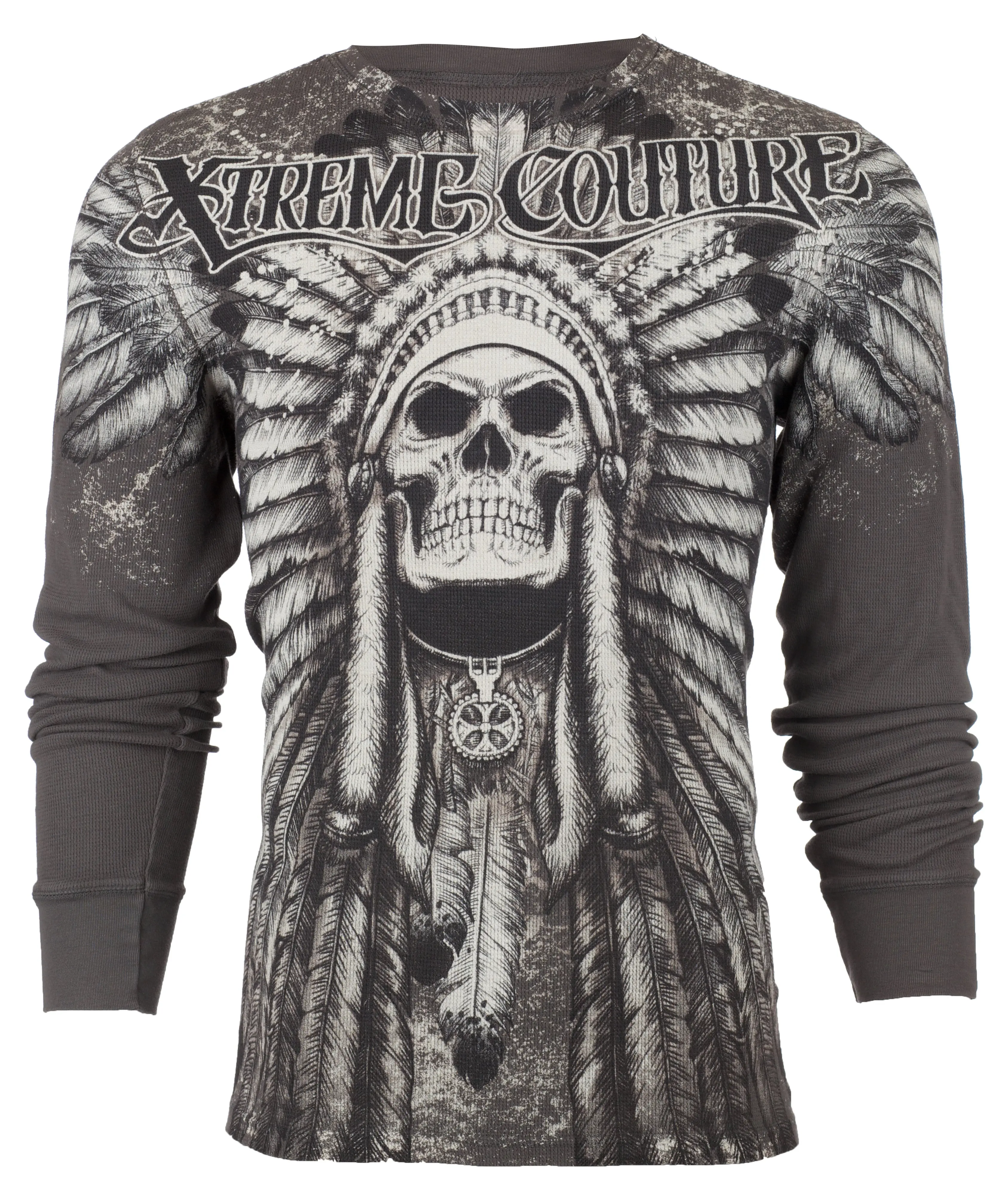 Xtreme Couture by Affliction Men's Thermal Shirt Pala