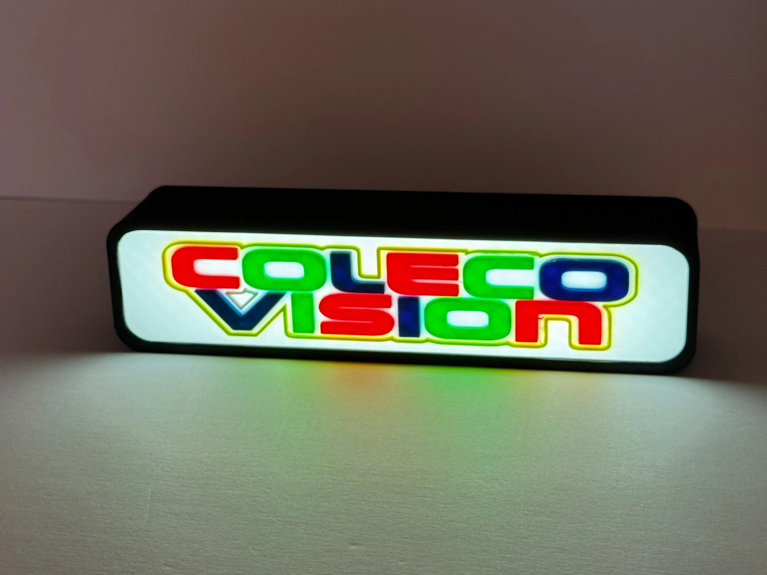COLECOVISION - Retro Gaming Lighted Sign