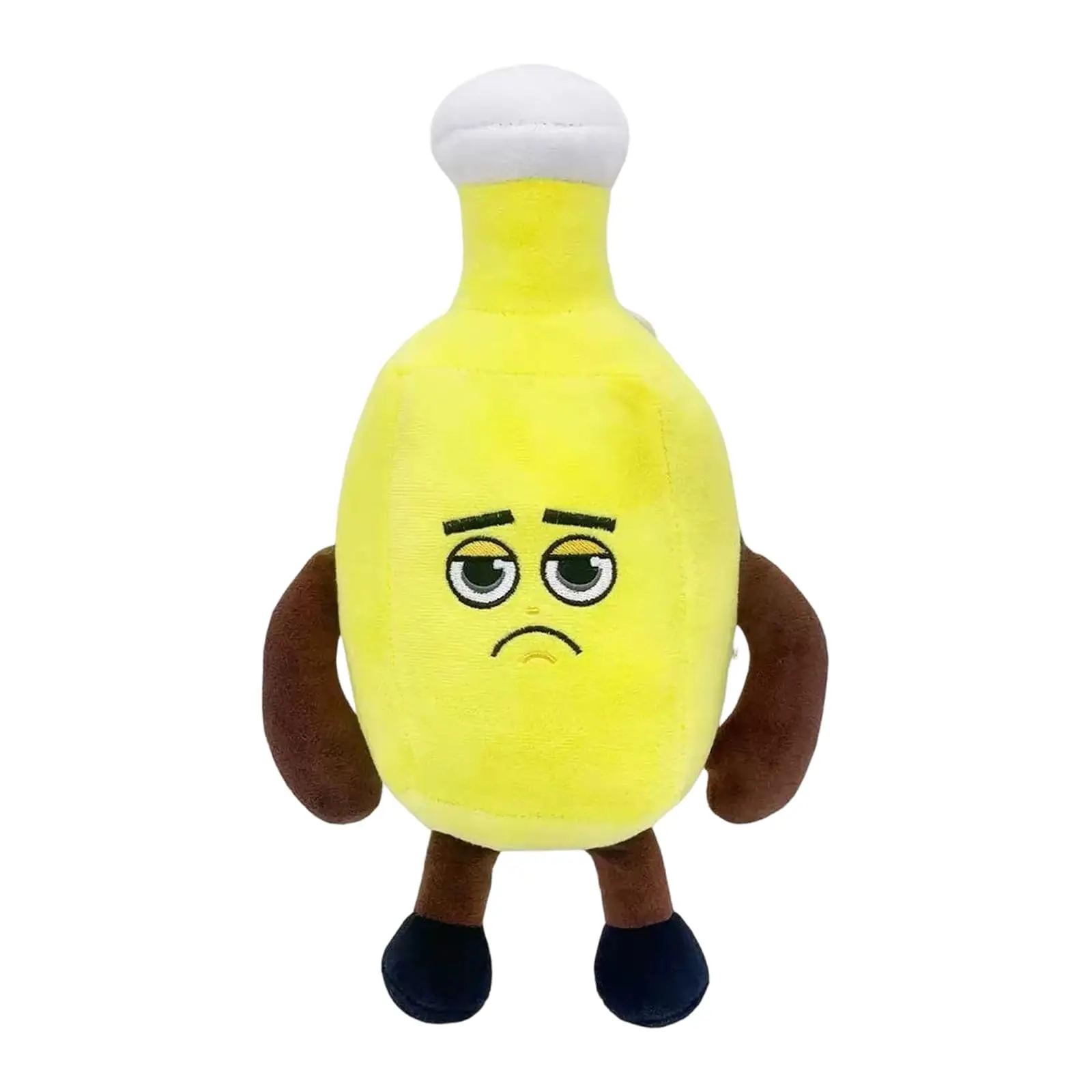 Steal a Brainrot Plush Toys, 11.8 inch Yellow Bottle Guy Plush Cushion Pillow - Soft Huggable Plush for Decor & Relaxation