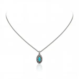 Wrangler Western Pendant Necklace for Women 14K Gold Statement Carvings Turquoise Cowgirl Vintage Jewelry