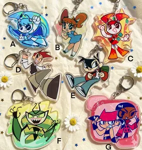 Teenage Robot keychains, horror game keychain,  Durable, And Perfect For Bags, Keys, Or Gifts