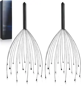 2 PCS Head Massager, Handheld Octopus Shaped Massager, Head Scalp Massaging Tool For Relaxation & Stress Relief, Valentine's Day Gift