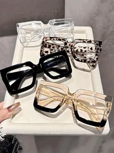 Trendy  Square Frame Eyeglasses, Stylish Square Frames, New Fashion Eyeglasses for Women & Girls, Fashion Eyeglasses for Work, Reading and Outdoor Activities