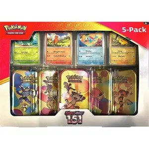 Pokemon Scarlet & Violet 151 Mini Tin 5-pack