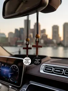 Bible verse car rearview mirror cross pendant, car rearview mirror cross pendant, Christian accessories, Car Hanging Ornament, Car Hanger Ornament #BlackFriday