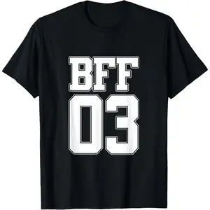 BFF 03 Best Friends Matching tee Bestie Friendship Day Gift T-Shirt