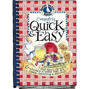 USED-Country Quick & Easy Cookbook by Gooseberry Patch (Plastic Comb)