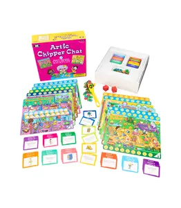 Artic Chipper Chat Speech Therapy Game for Kids – Articulation & Language Activity with 60 Laminated Boards, 450 Cards, Magnetic Chips & Wand – Targets S, R, L, Blends, SH, CH, TH, F, K, G, Vocabulary & Phonemic Awareness