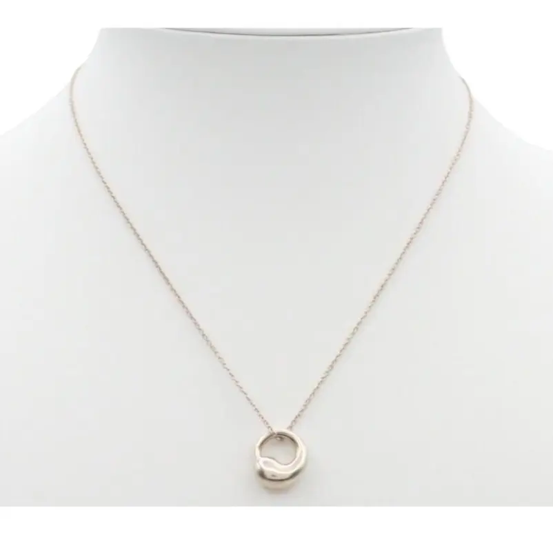 Pre-owned Tiffany & Co. Elsa Peretti Eternal Circle Pendant Necklace