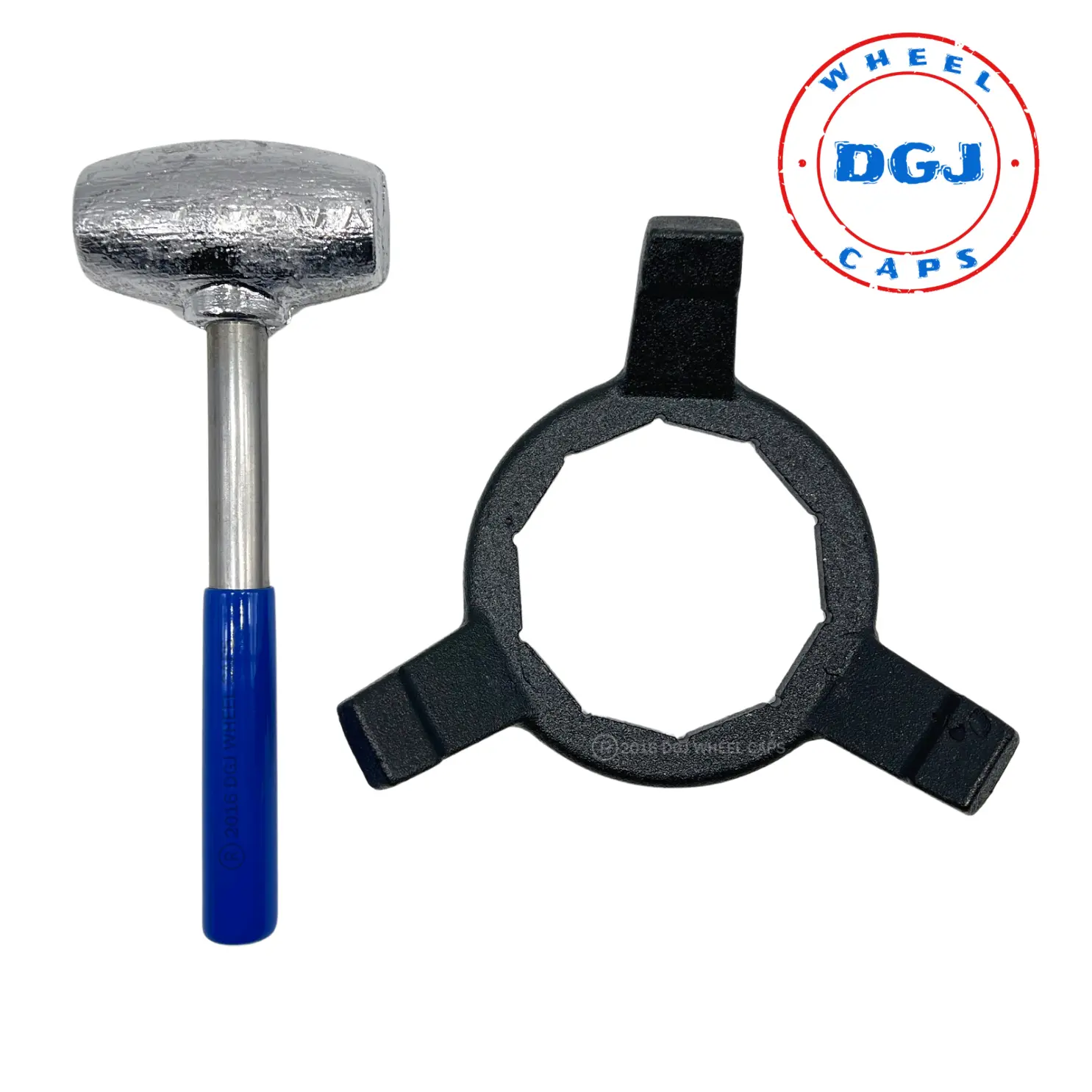 4.5 lbs Blue Dip Lead Hammer and Bullet 10 sided Wrench Tool Set